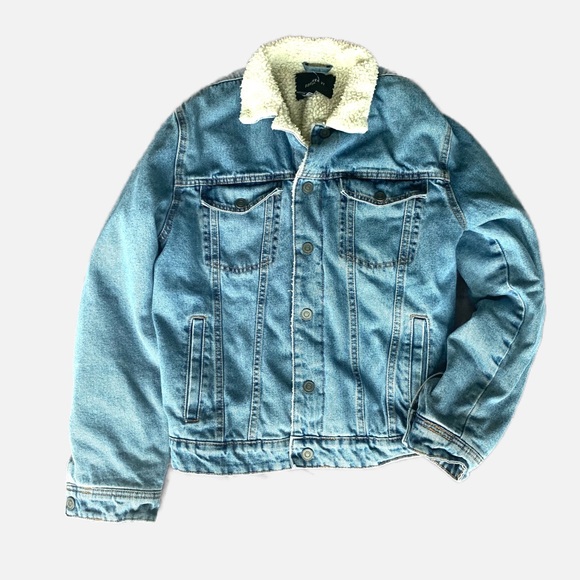 Sherpa Lined Denim Jacket 
